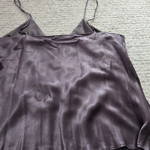 NWT Socialite Gray Satin Camisole XL - Picture 6 of 10